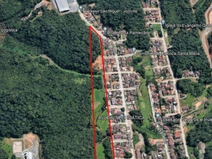 Terreno à venda no Floresta em Joinville/SC