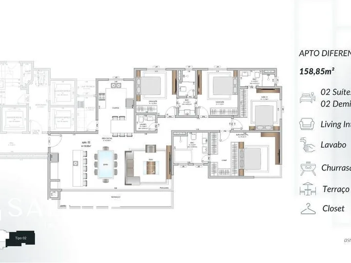 Apartamento em Construção em Balneário Camboriú.
