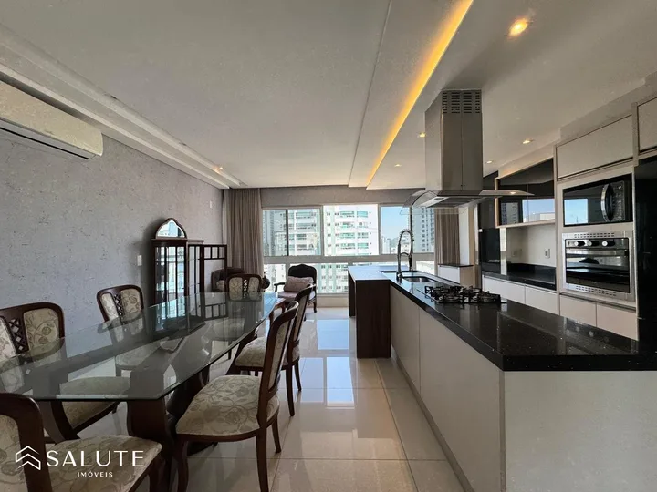 Apartamento locação anual 3 suítes Pioneiros