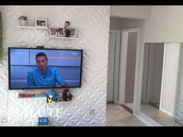 Apartamento com 1 dormitório + 1 suíte.